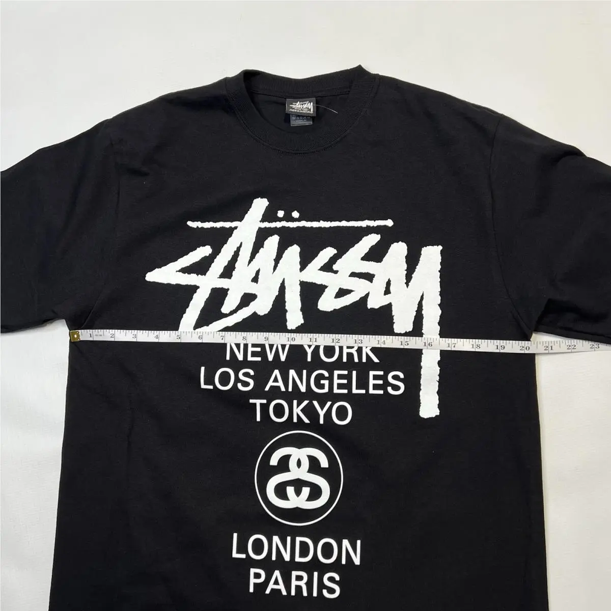 Stussy  clothing - Stussy World Tour Logo Tee - 3903962 - Black (UPC: 0195292678799) 1