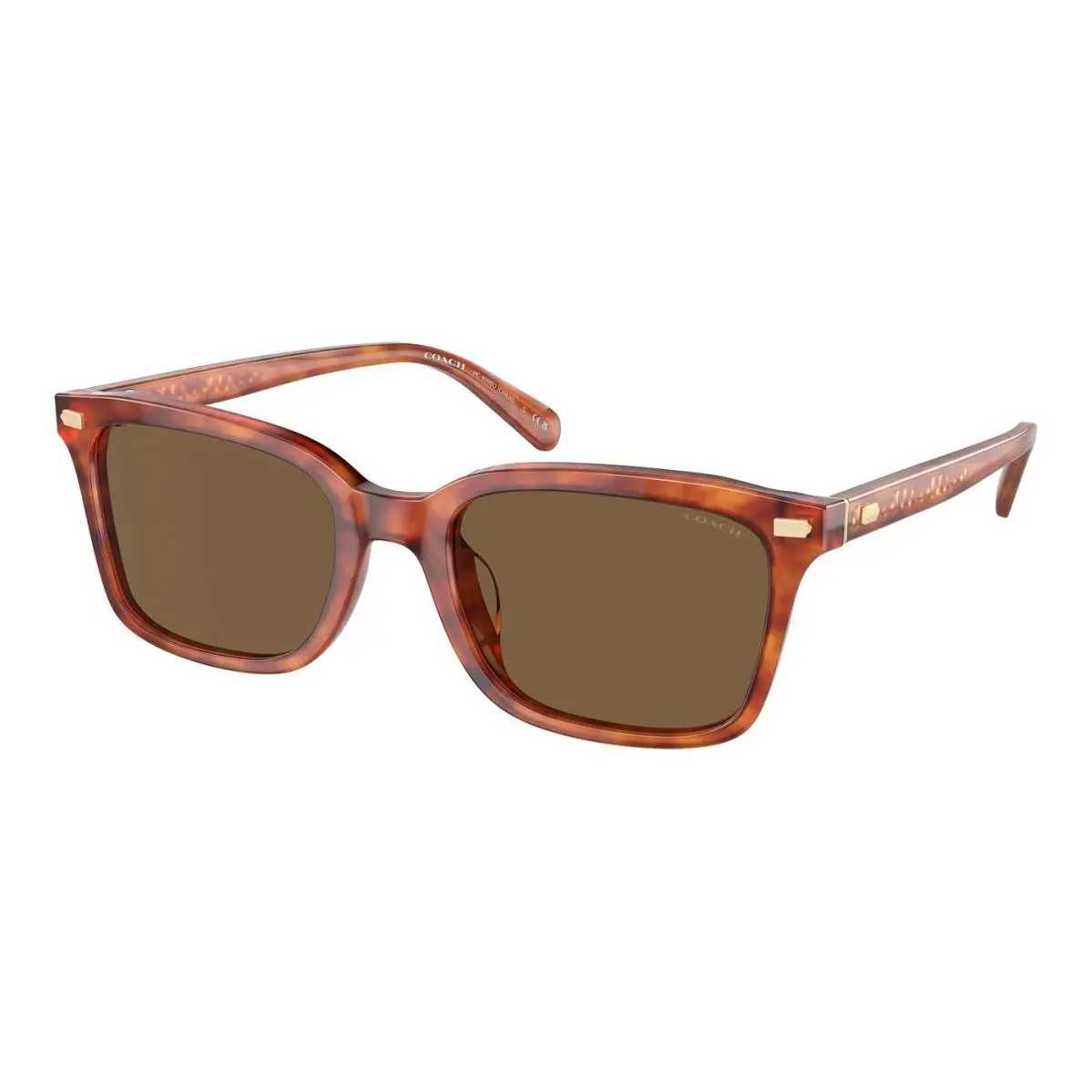 Coach HC8398U 577473 Caramel Tortoise-brown 54mm Men`s Sunglasses/new /authentic