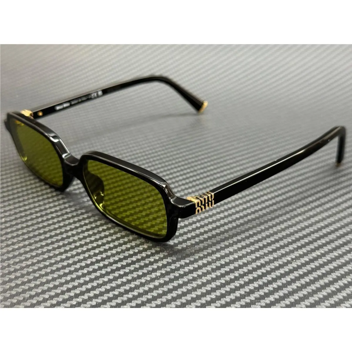 Miu Miu MU 11ZS 16K07O Black Olive Women`s 51 mm Sunglasses