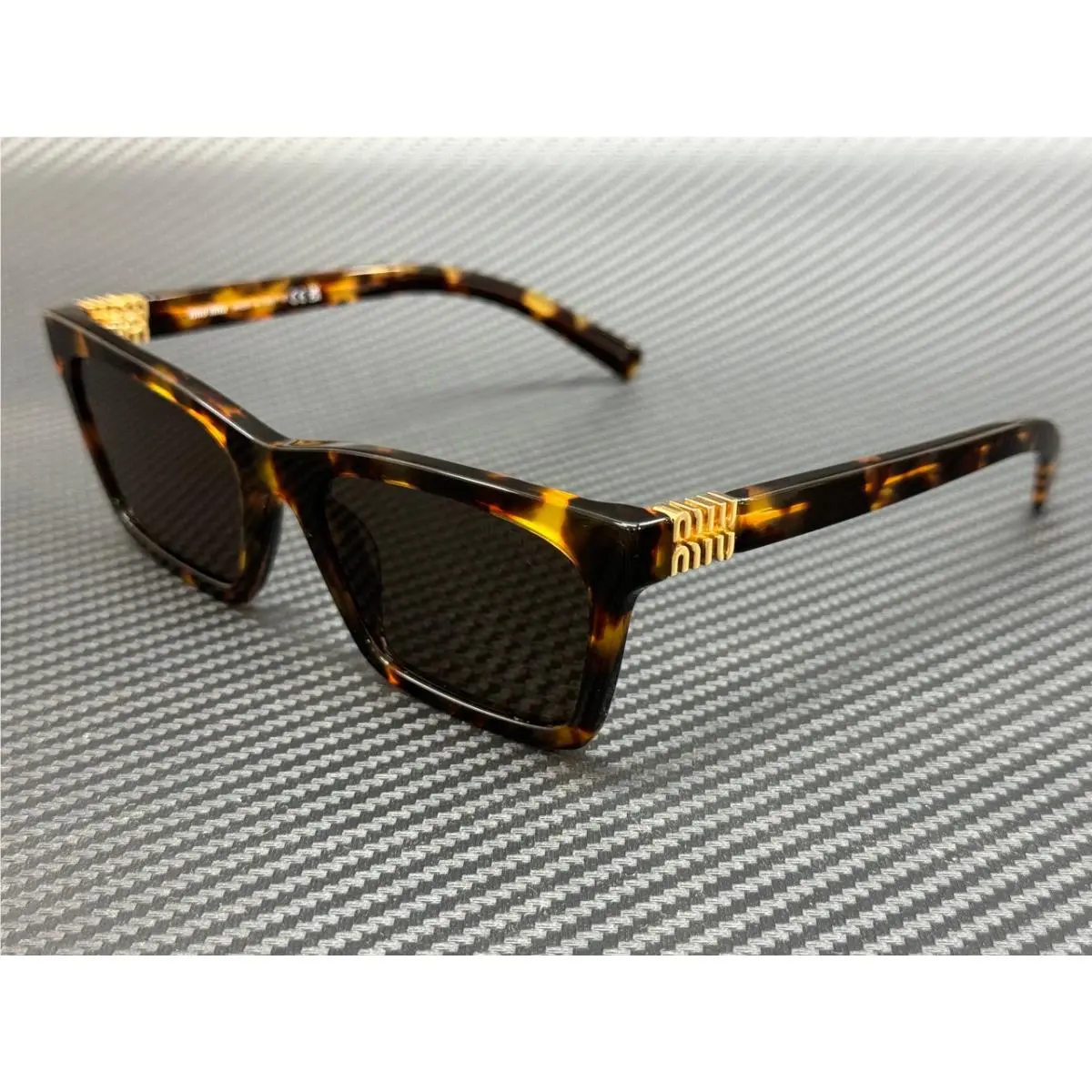 MU A05S 14L60M Honey Havana Brown Women`s 55 mm Sunglasses by Miu Miu
