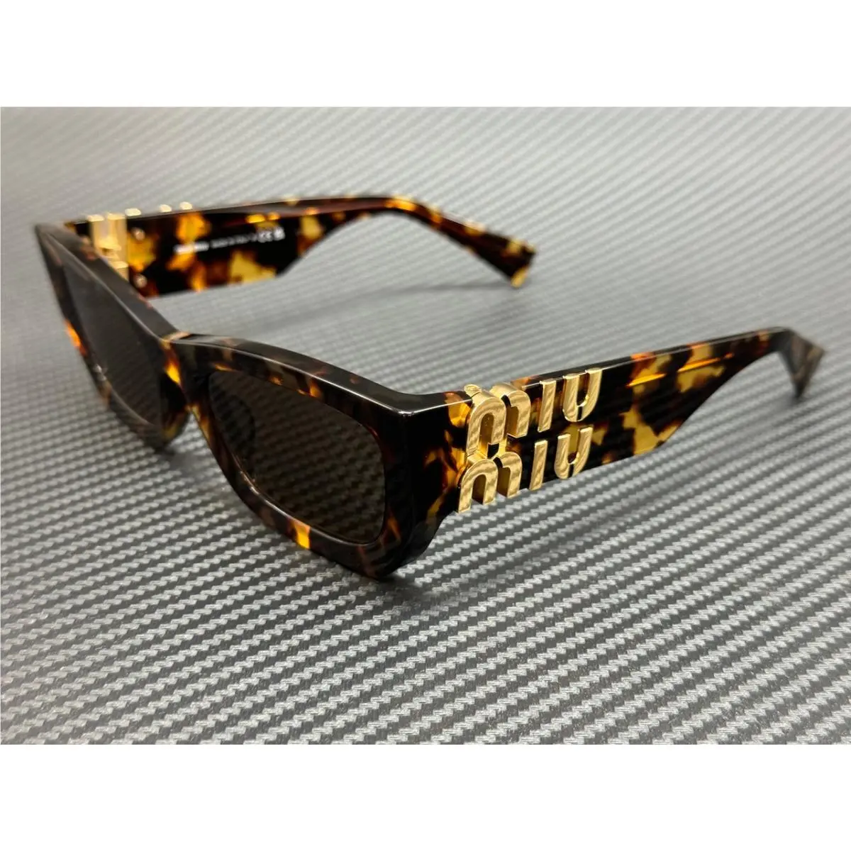 Miu Miu MU 09WS VAU06B Honey Havana Brown Women`s 53 mm Sunglasses