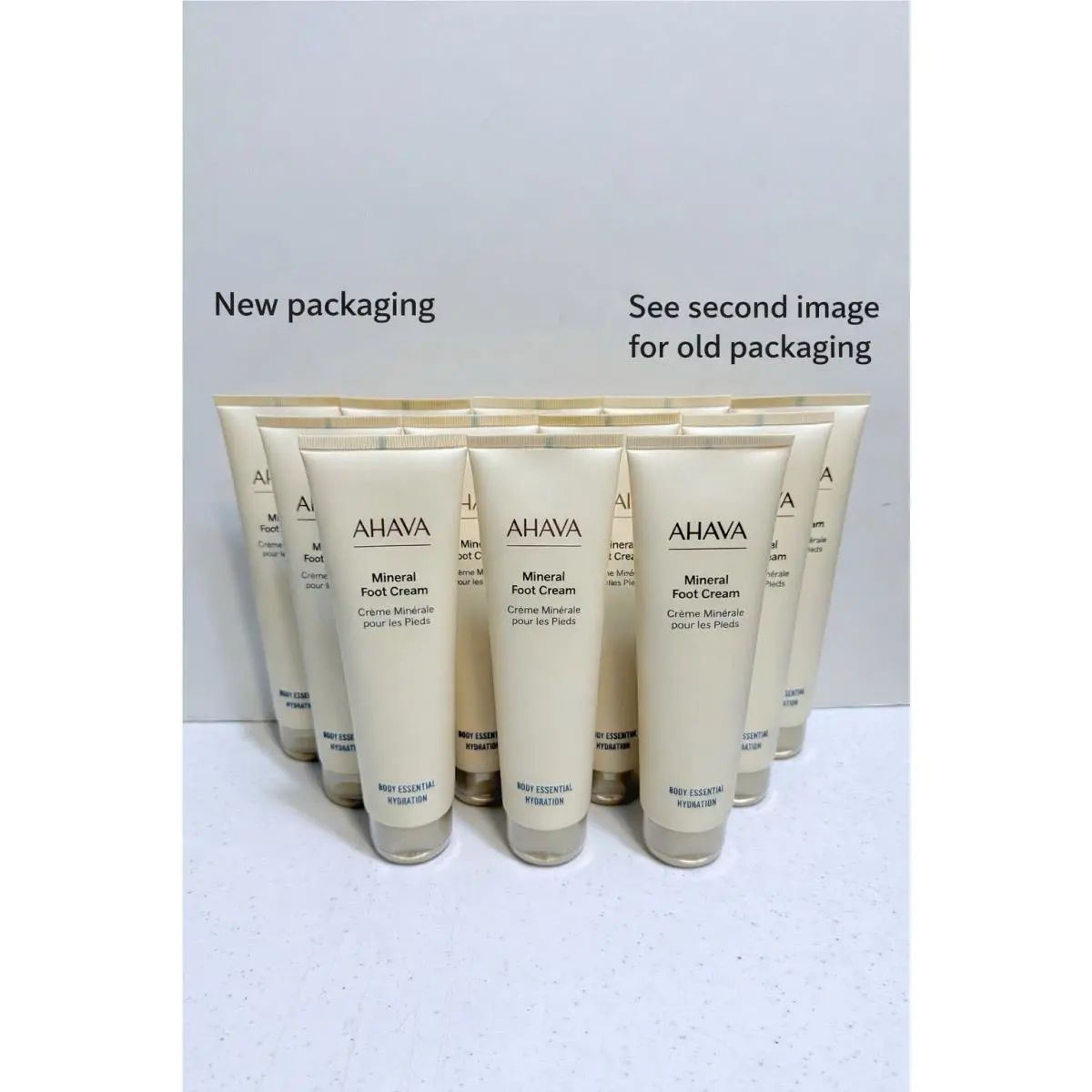 Lot of 12 Ahava Dead Sea Water Mineral Foot Cream 5.1 oz 150ml