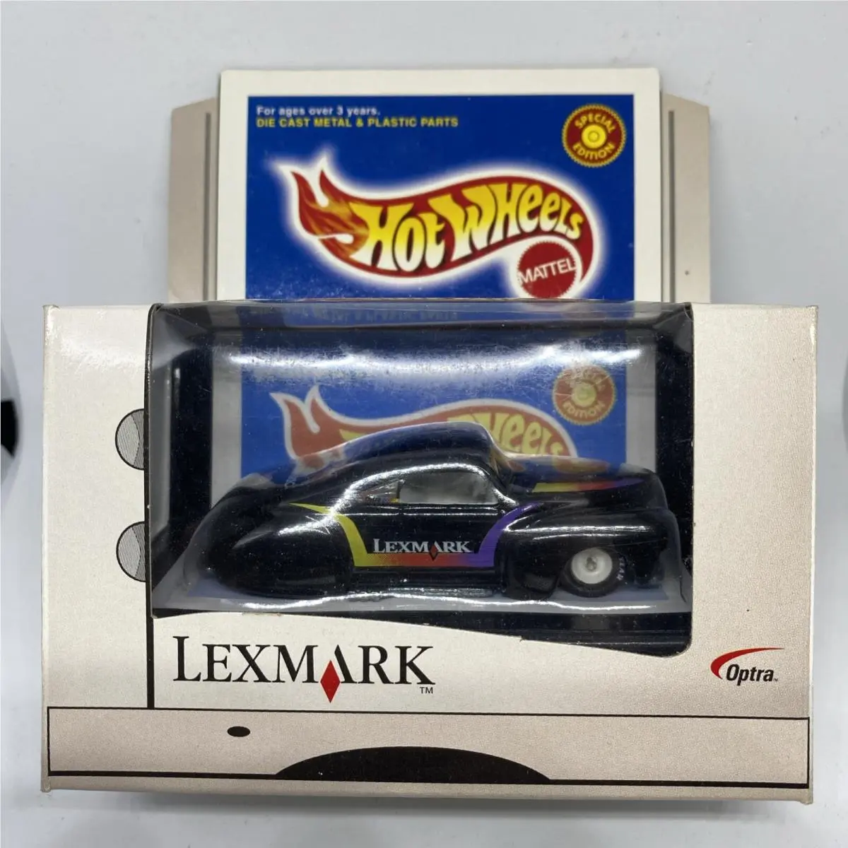 Hot Wheels Lexmark Promo Mint Tail Dragger W/ Real Riders