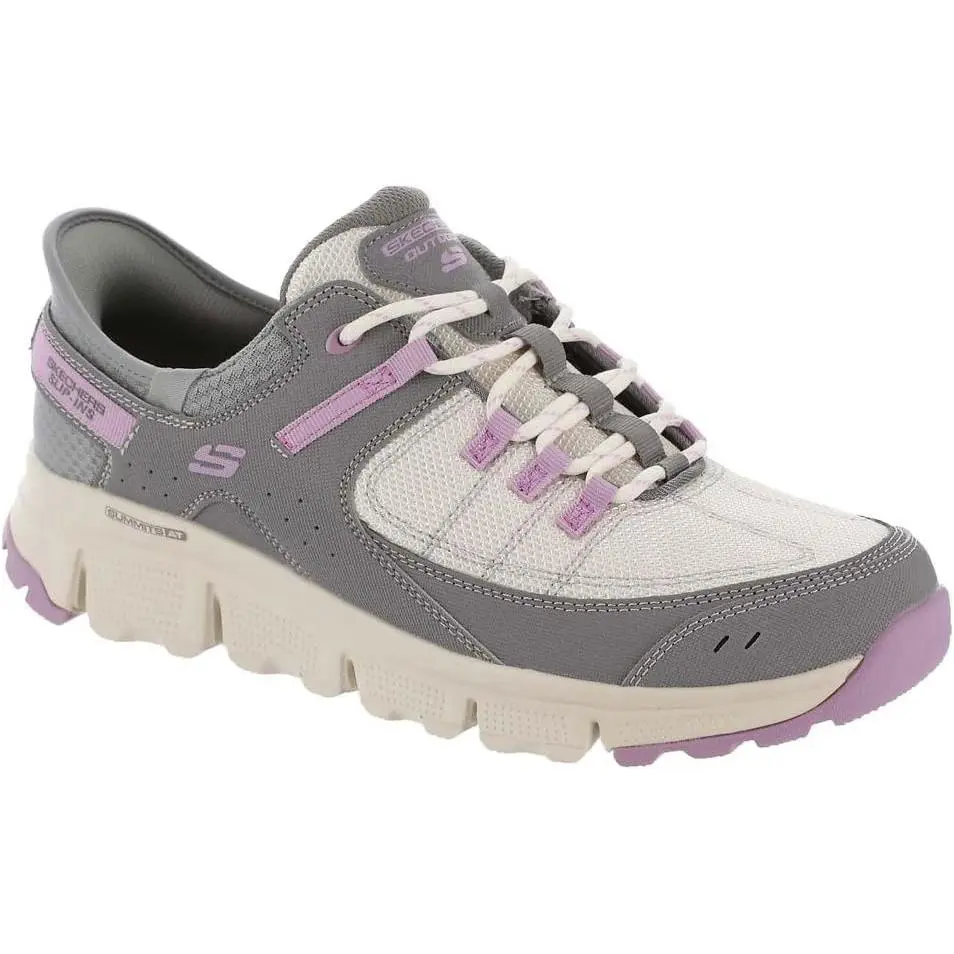 Skechers Women`s Summits at Hands Free Slip-ins Sneaker - Gypk=grey Pink