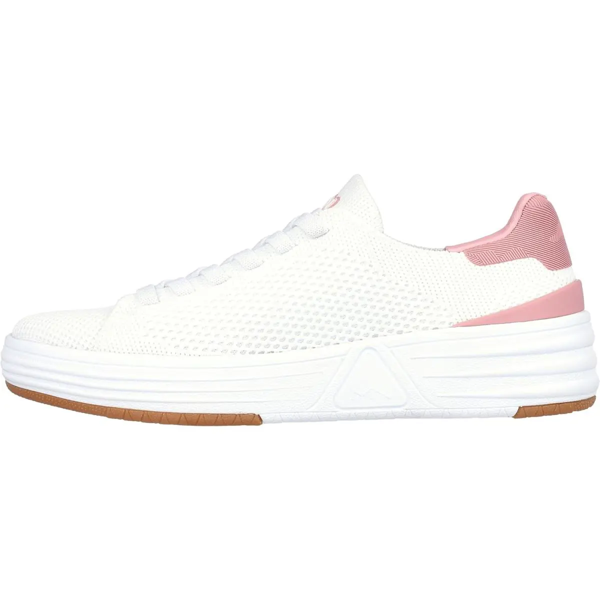 Women`s Alpha Cup-corely Sneaker White/Pink by Skechers