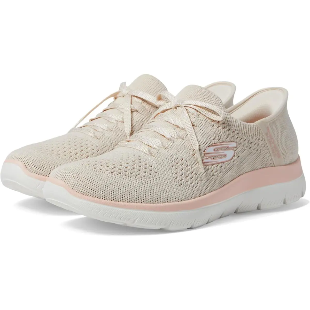 Skechers Women`s Hands Free Slip-ins Summits-new Daily Sneaker - Bbk=black/Black