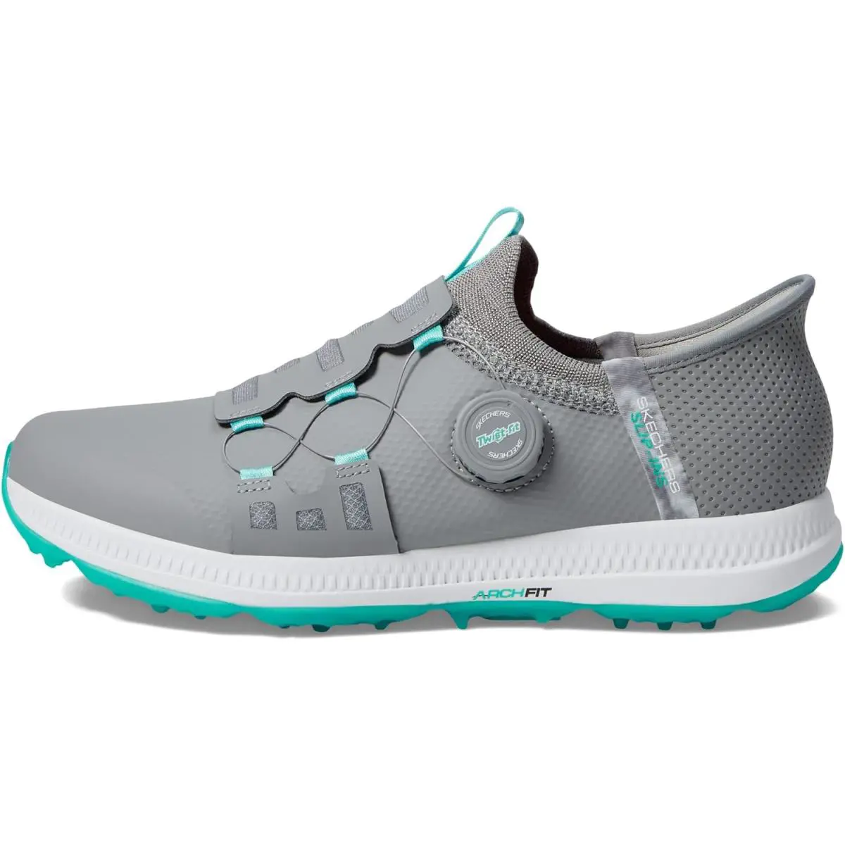 Skechers shoes - 123062 - 123062 - Gray/Aqua 2