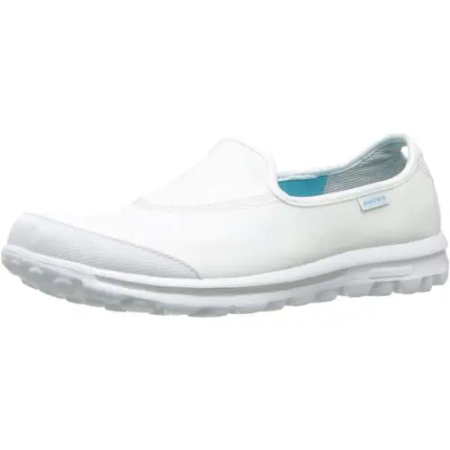 Skechers Women`s Go Walk Slip-on Walking Shoes - Natural