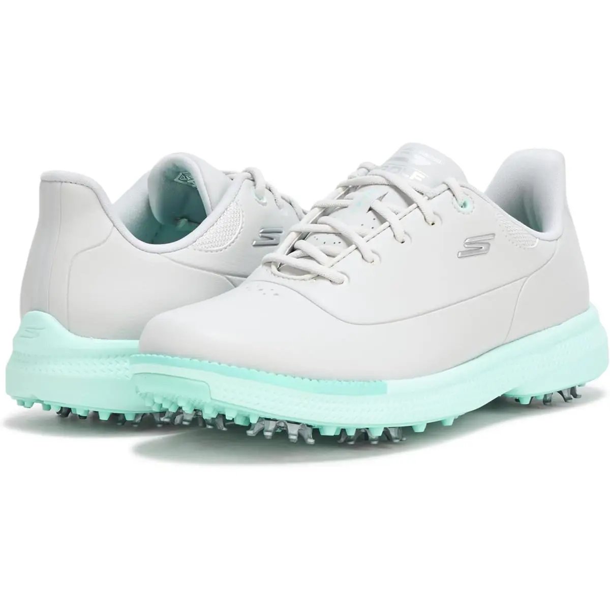 Skechers shoes - Gray/Mint Spiked 1