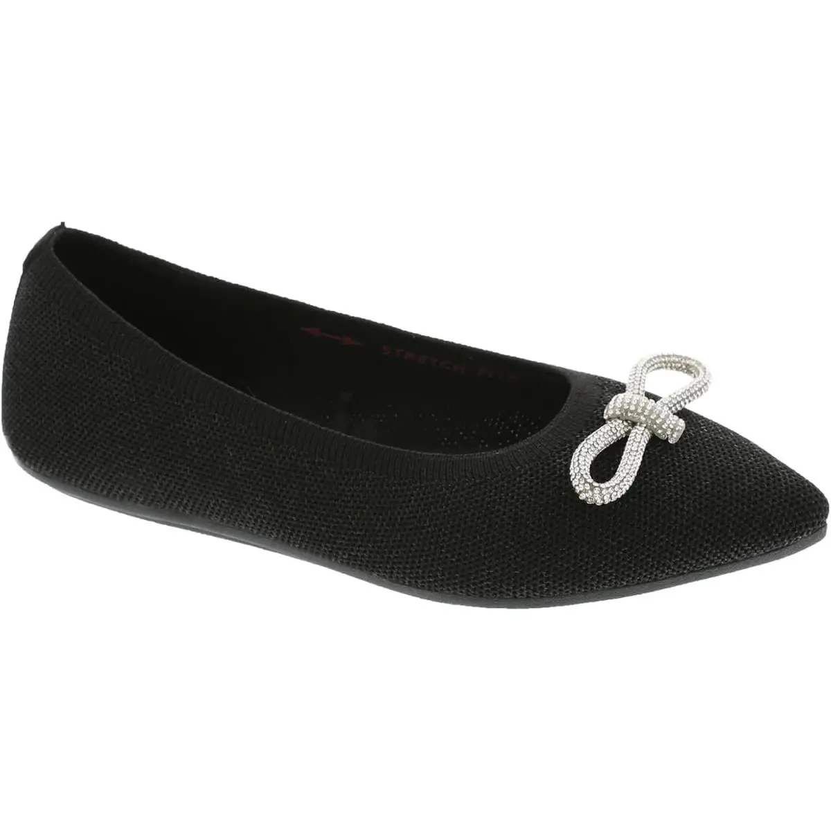 Skechers Women`s Cleo Point-glizty Haze Ballet Flat - Black