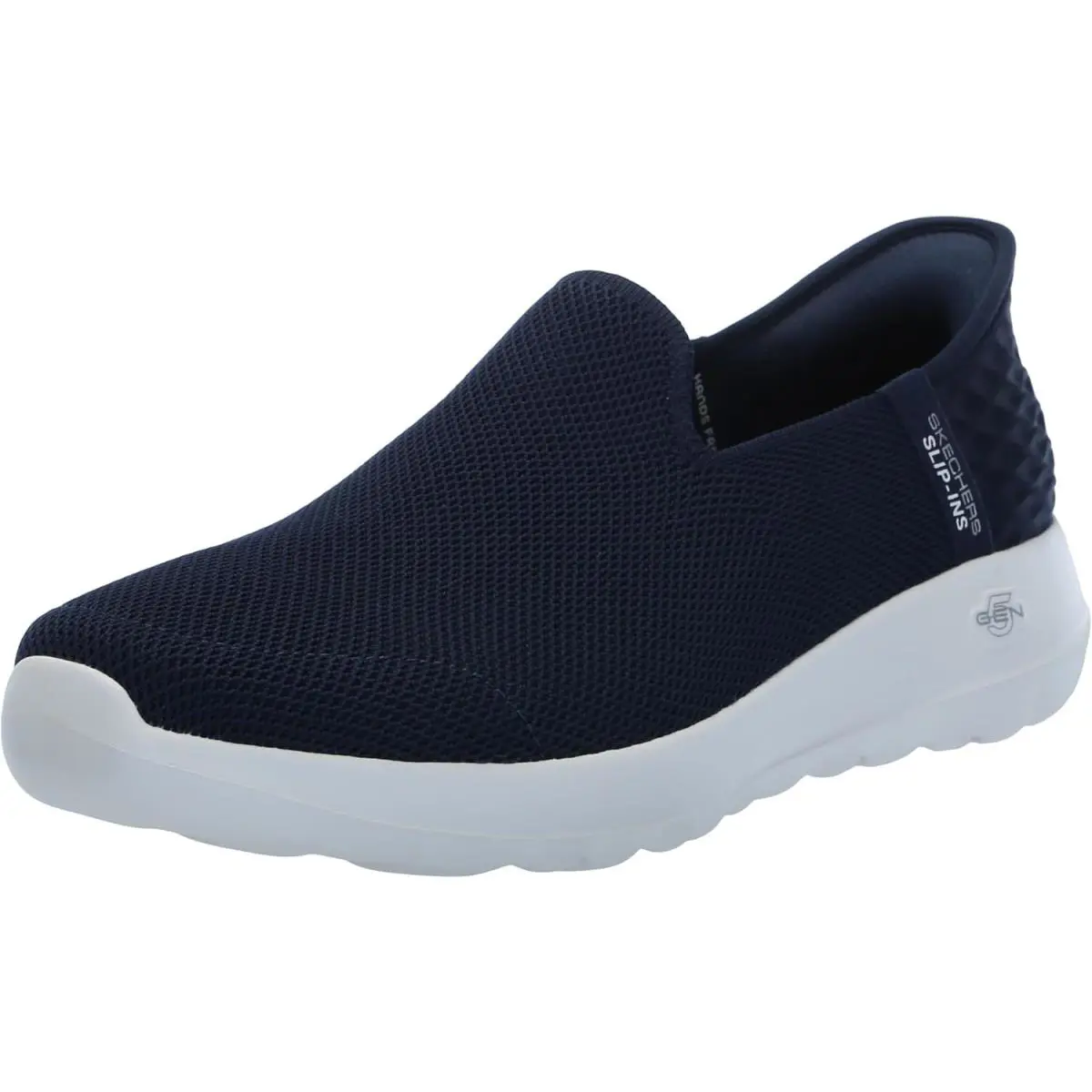 Skechers Women`s Go Walk Joy Vela Hands Free Slip-ins Sneaker - Navy/White
