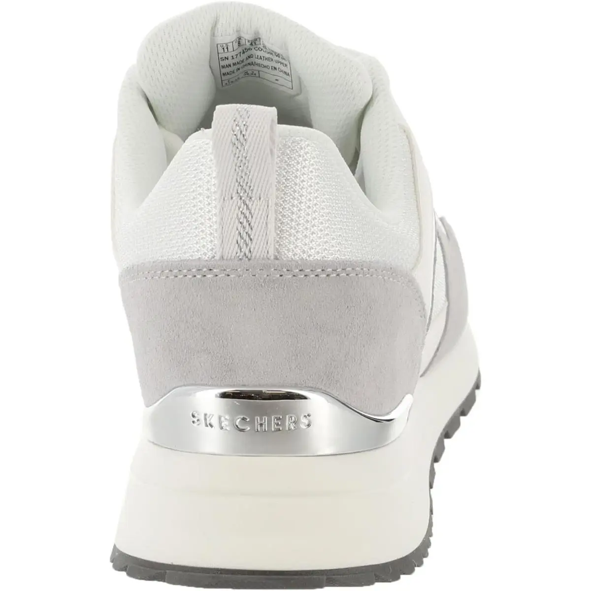 Skechers shoes - White-silver 4