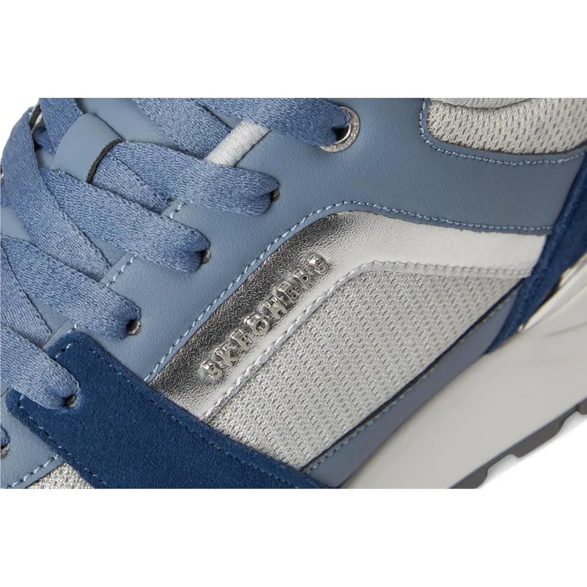 Skechers shoes - White-silver 25