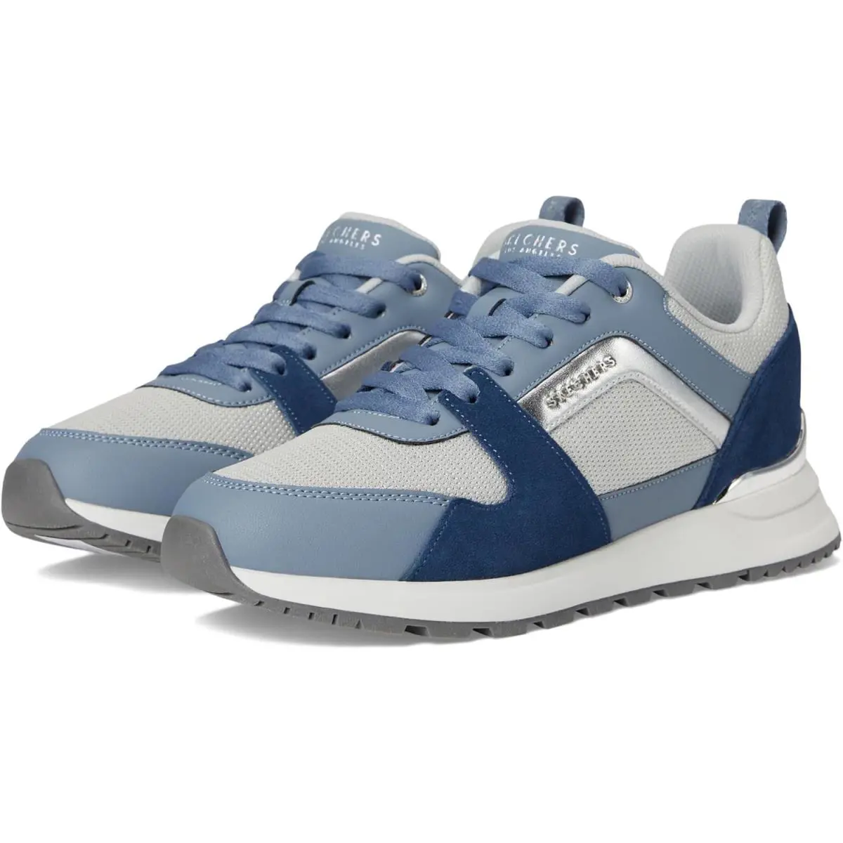 Skechers shoes - White-silver 20