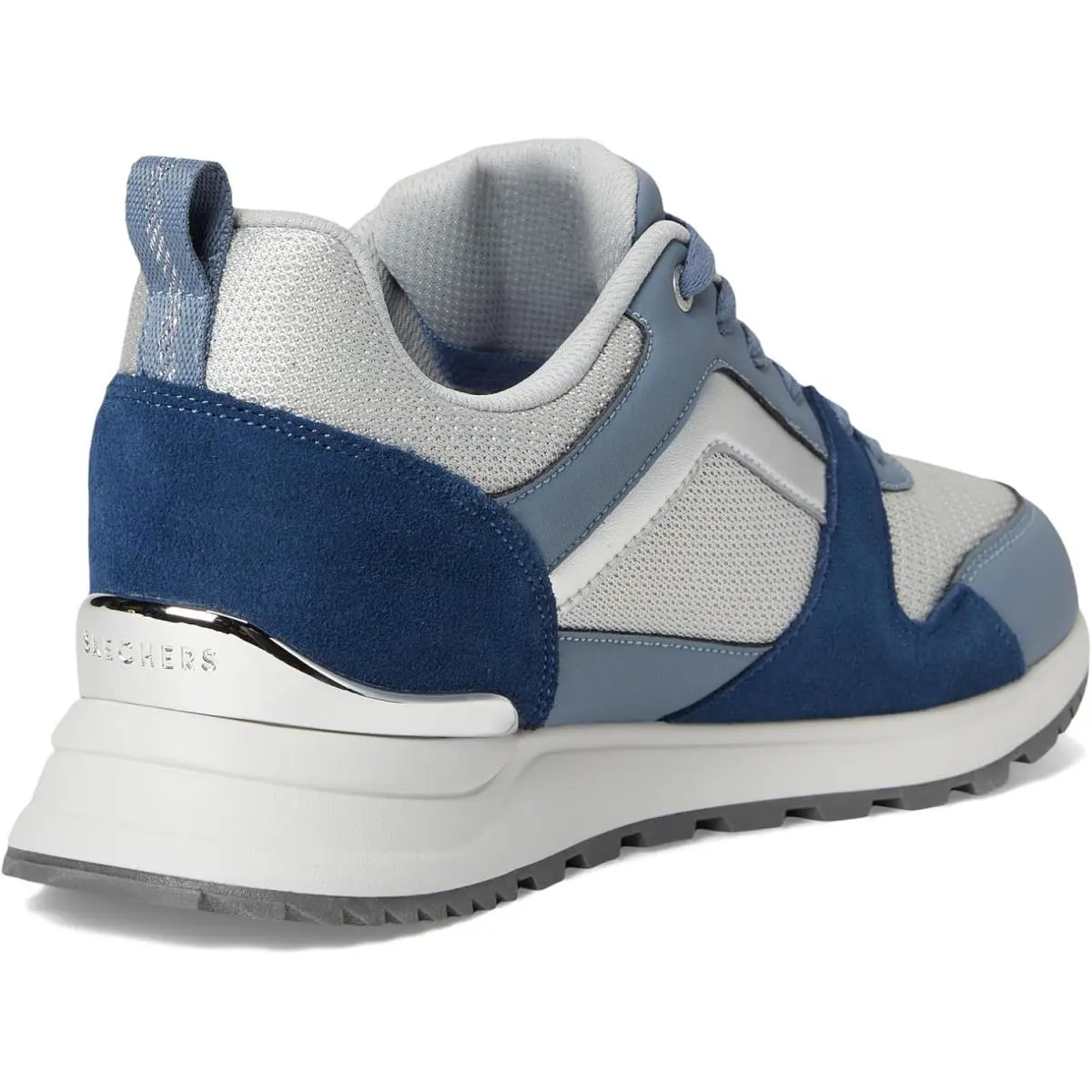 Skechers shoes - White-silver 24