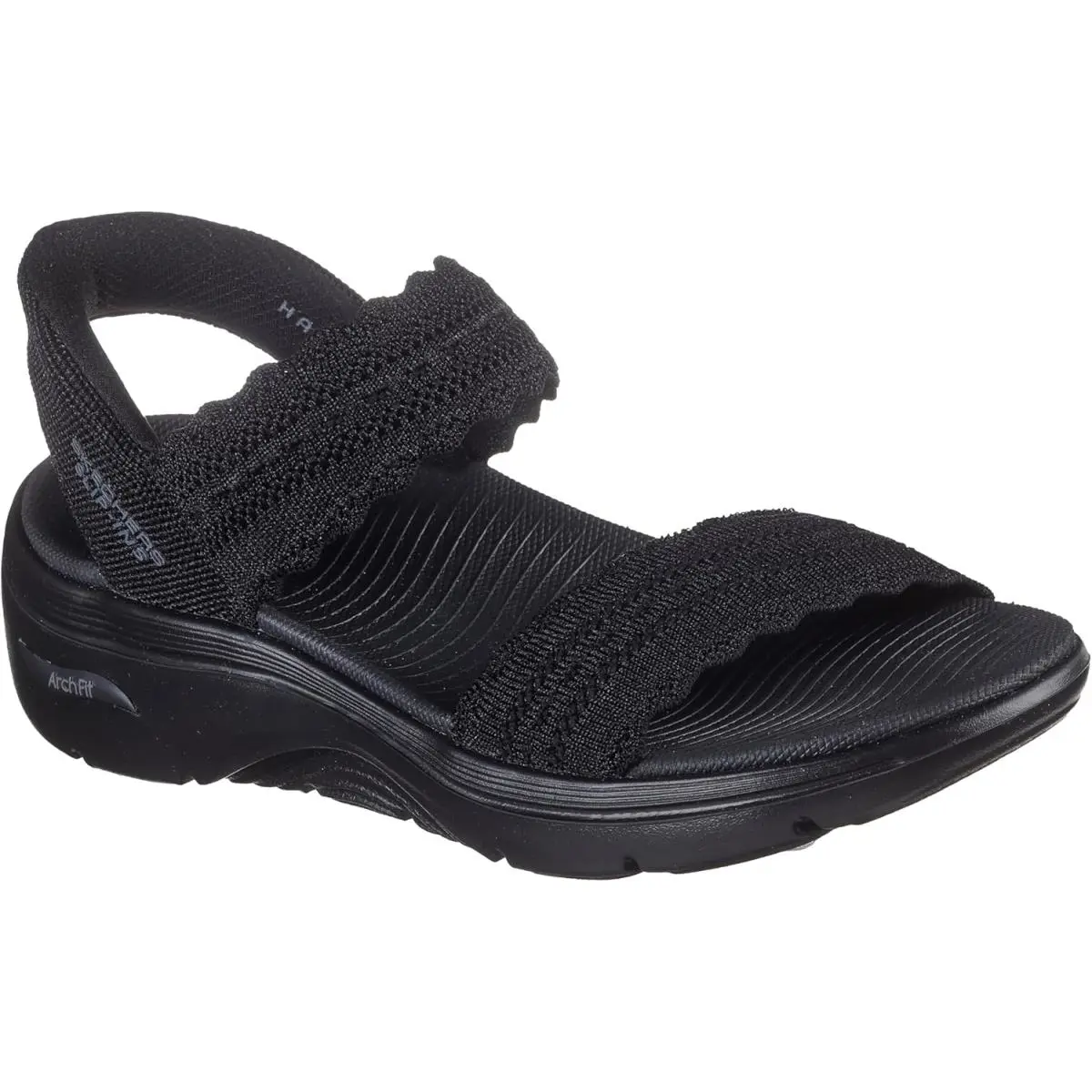 Skechers Women`s Go Walk Arch Fit 2.0 Hands Free Slip-ins - Black/Black