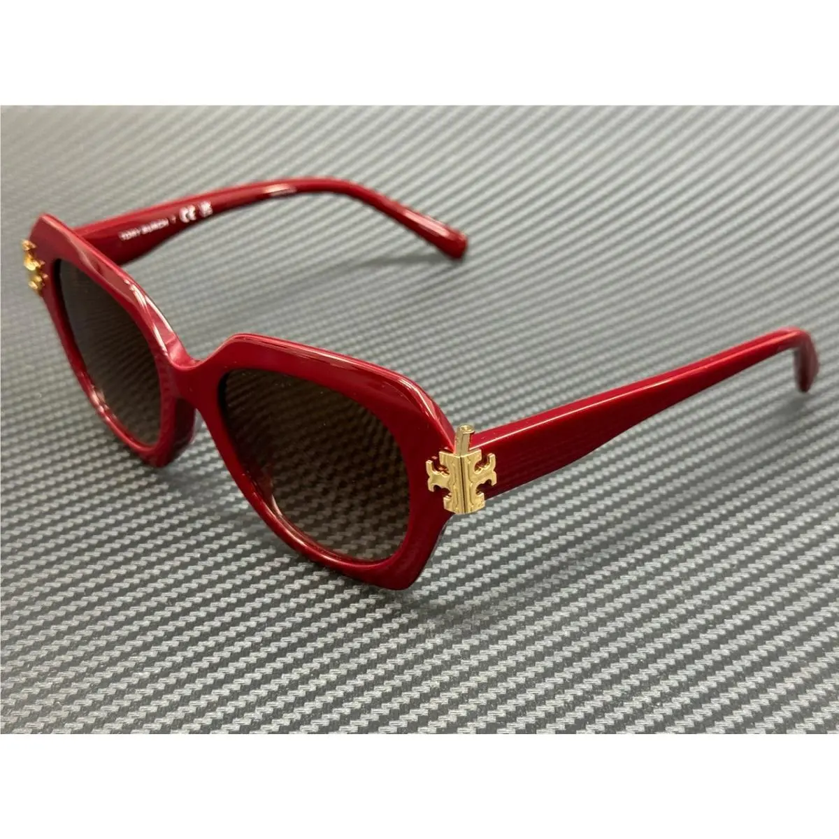 TY7215U 201813 Berry Red Brown Gradient Women`s 51 mm Sunglasses by Tory Burch