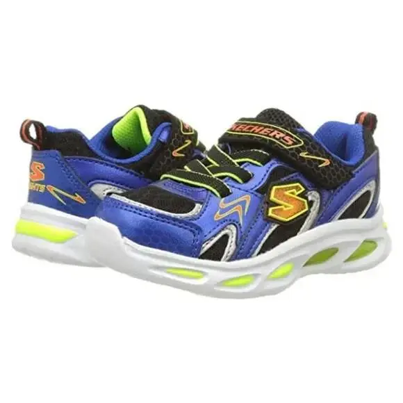 Skechers Baby US 5 Lights Ipox Rayz Light Up Running Sneaker Athletic Shoes