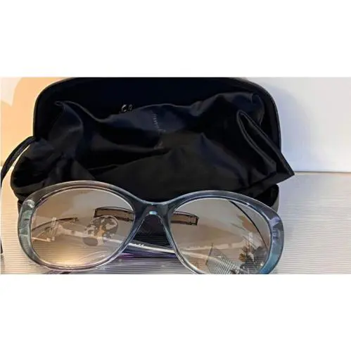 Giorgio Armani AR8030-H 52457/B Italy Blue Frame Sunglases 7