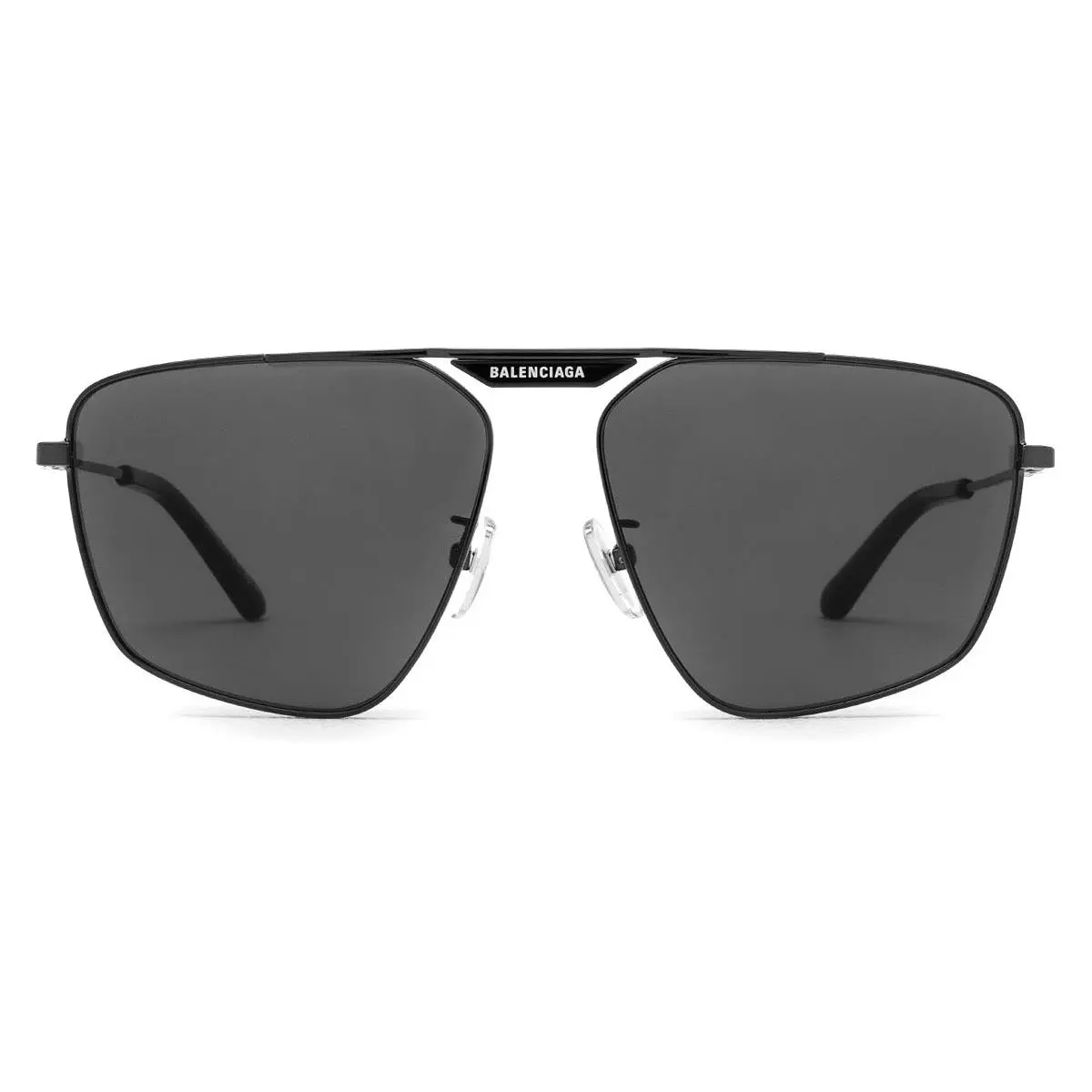 BB0246SA Sunglasses Men Gray Gray Aviator 61mm by Balenciaga
