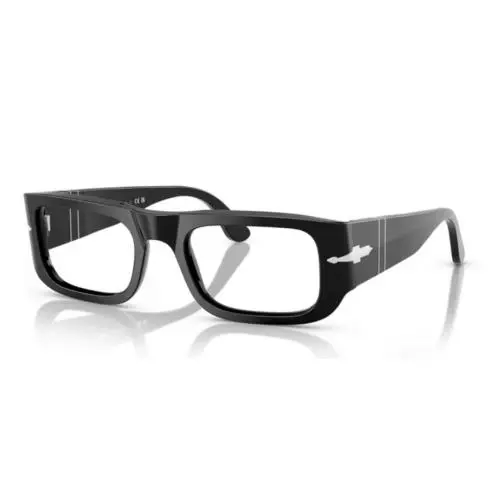 Persol 0PO 3362V Wes 95 Black Rectangle 50mm Men`s Eyeglasses