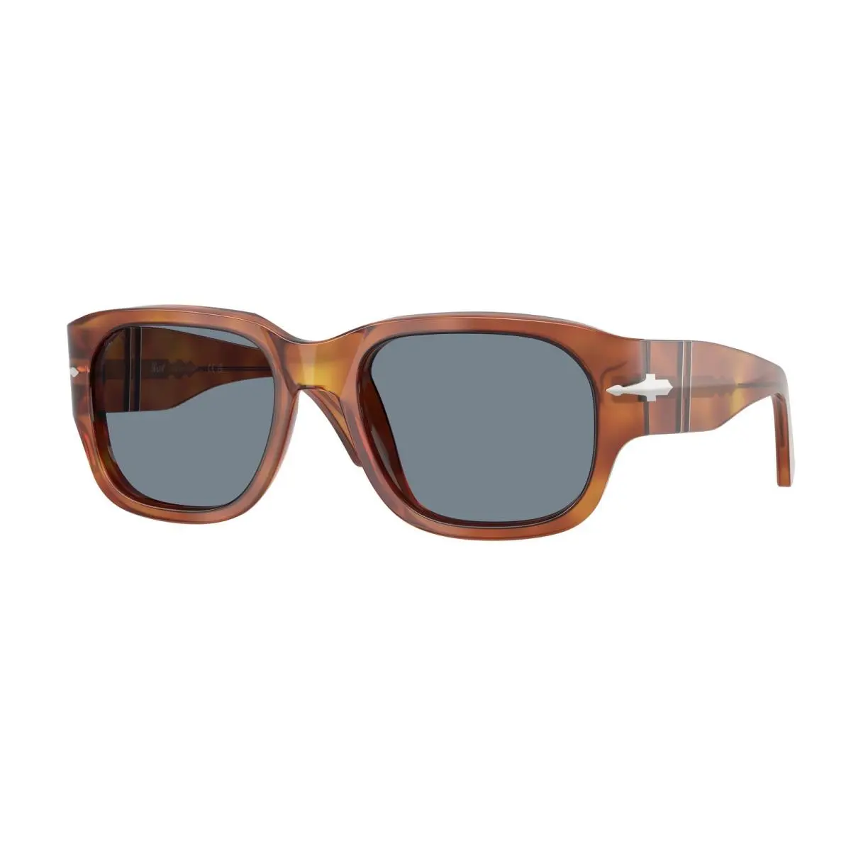Persol PO3380S 96 56 Terra Di Siena Light Blue 55 mm Unisex Sunglasses