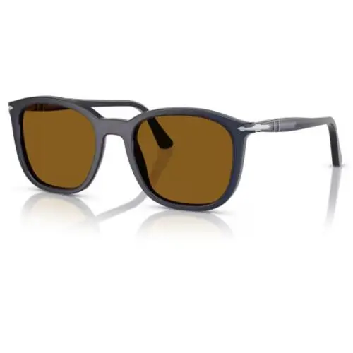 Persol 0PO3355S 121733 Milky Depth Blue/brown Soft Square Men`s Sunglasses 52 mm
