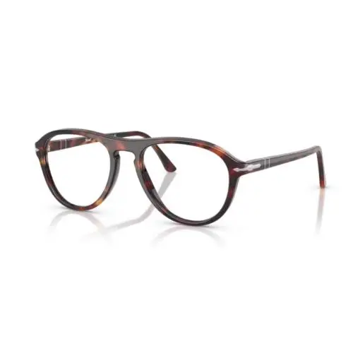 Persol 0PO 3371V Lynn 24 Havana Soft Square 55mm Men`s Eyeglasses