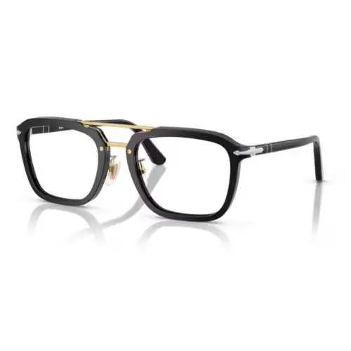 Persol 0PO 0204V 95 Black/gold Soft Square Men`s Eyeglasses