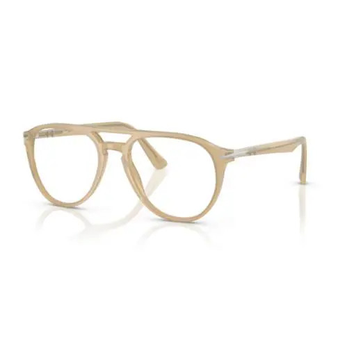 0PO 3160V 1169 Opal Beige Soft Square Men`s Eyeglasses by Persol