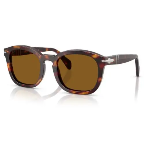 0PO0082S 24/33 Havana/brown Men`s Sunglasses by Persol
