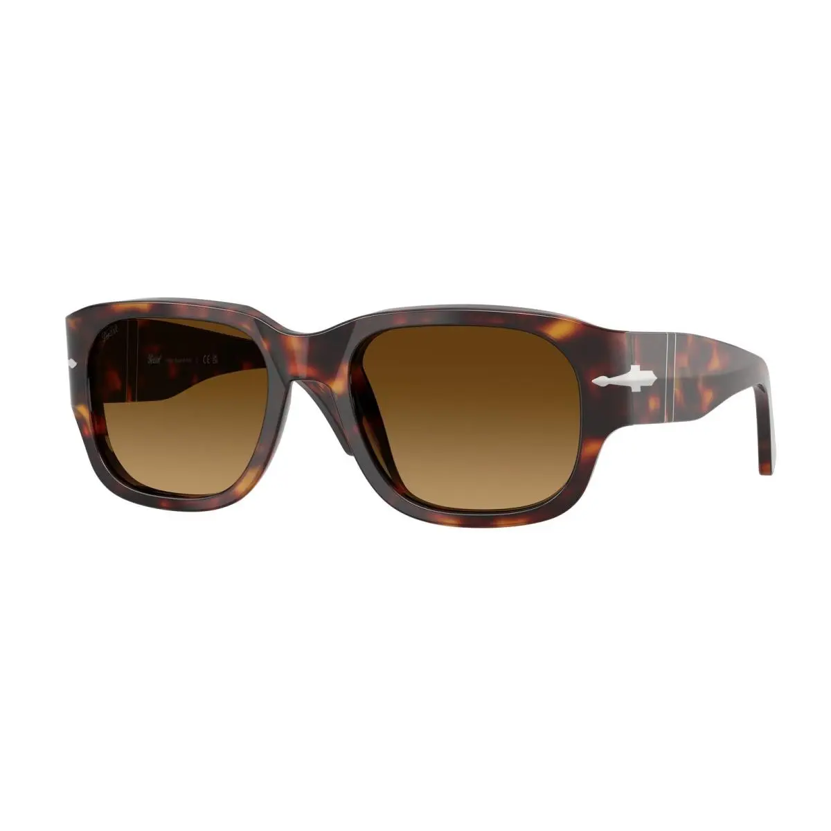 Persol PO3380S 24 85 Havana Light Brown Gradient Brow 55 mm Unisex Sunglasses
