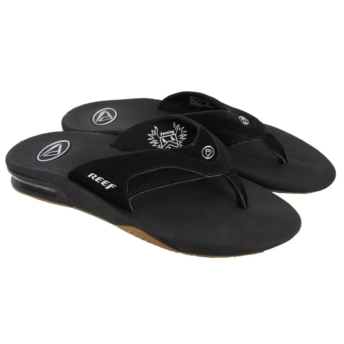 Reef shoes - Fanning - Fanning - Black/Silver (UPC: 881862642757) 2