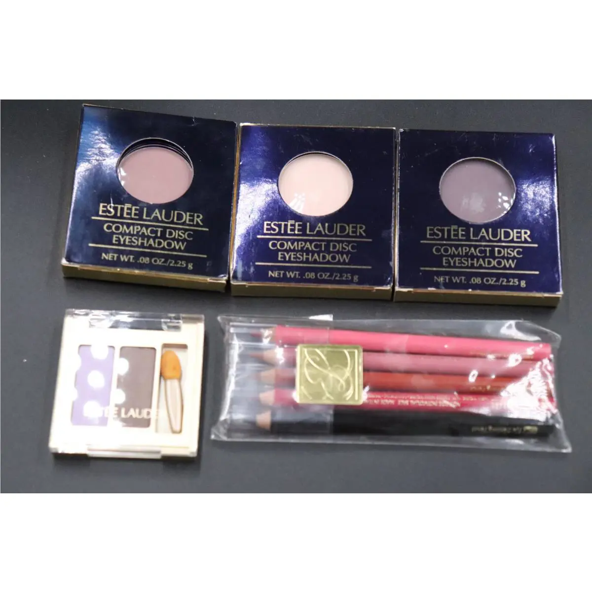 Estee Lauder Vtg Lot Eyeshadow Lip Eye Pencils Nos