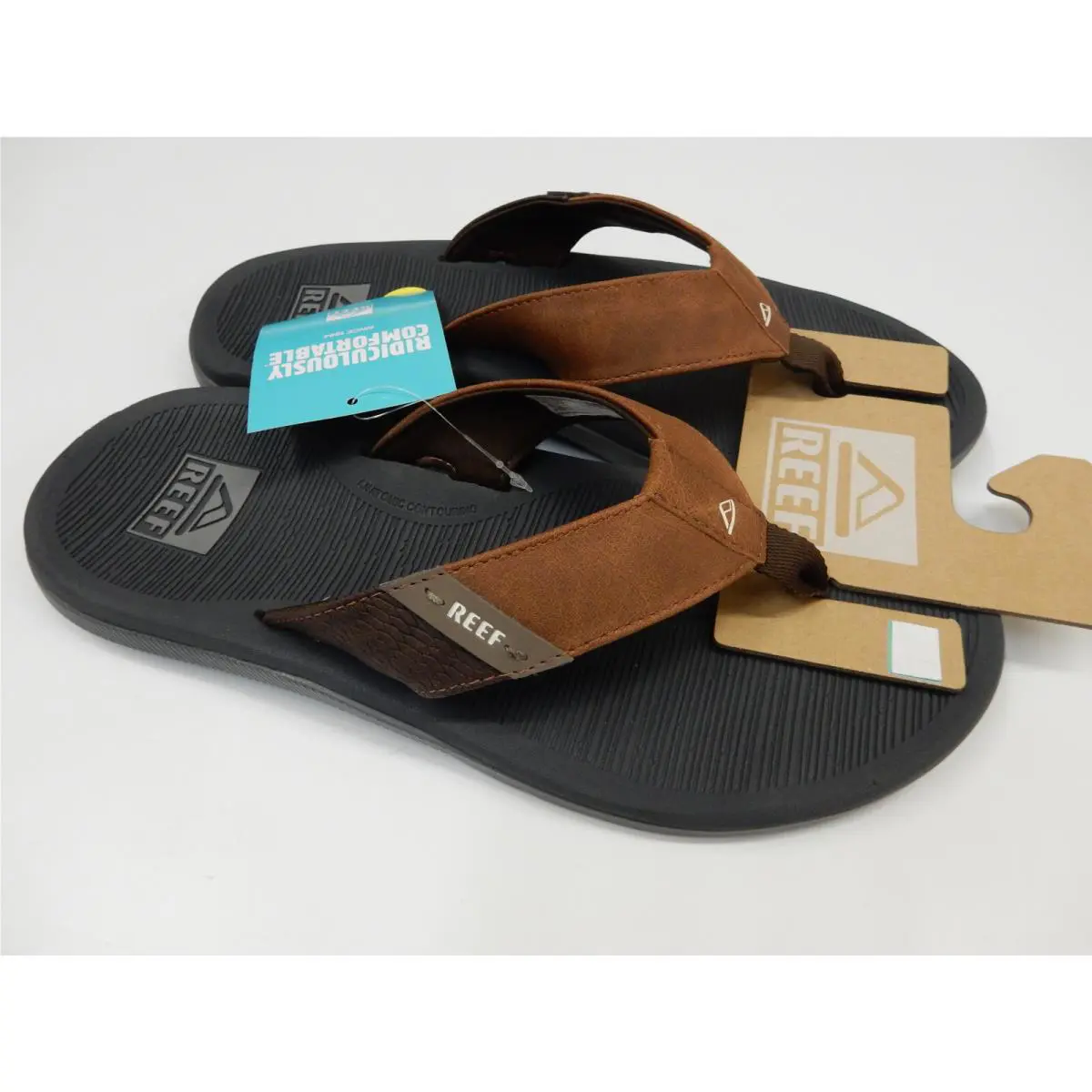 Reef Mens Santa Ana Grey Tan 11