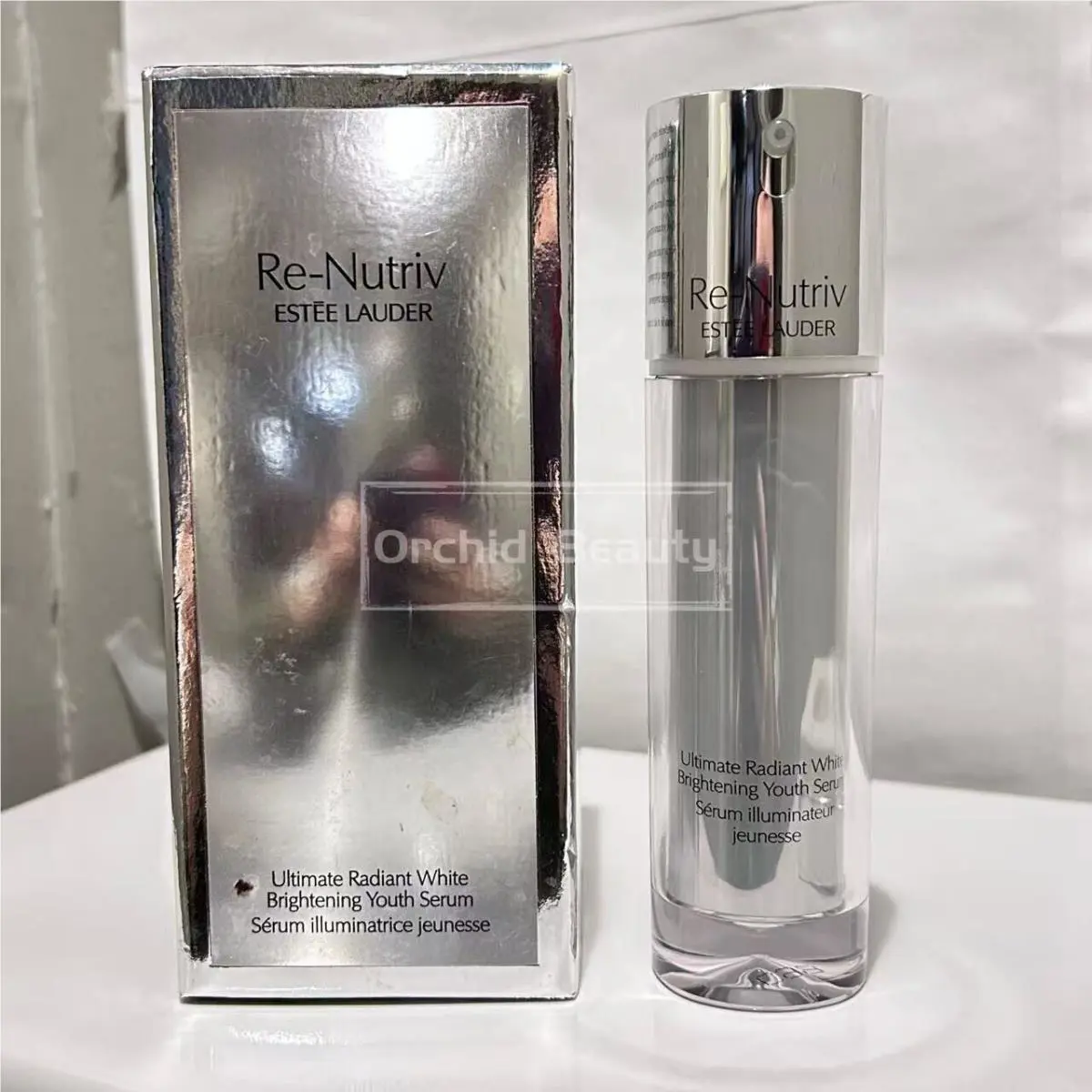Estee Lauder Re-nutriv Ultimate Radiant White Brightening Youth Serum 1 oz