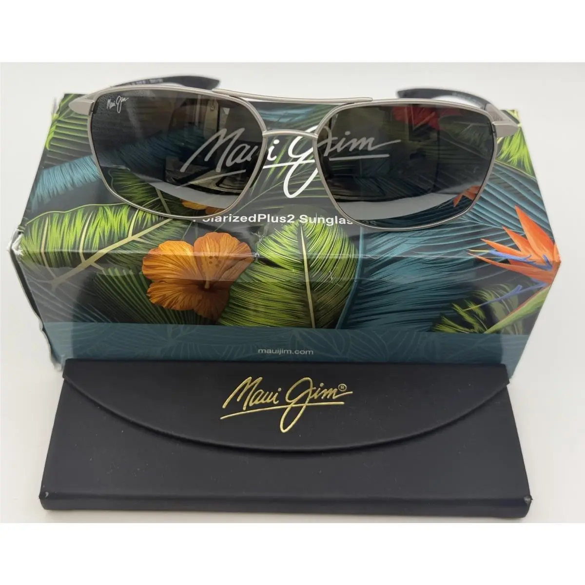 Maui Jim 857-17 Puu Kukui - Silver Frame / Neutral Grey Lens 58mm