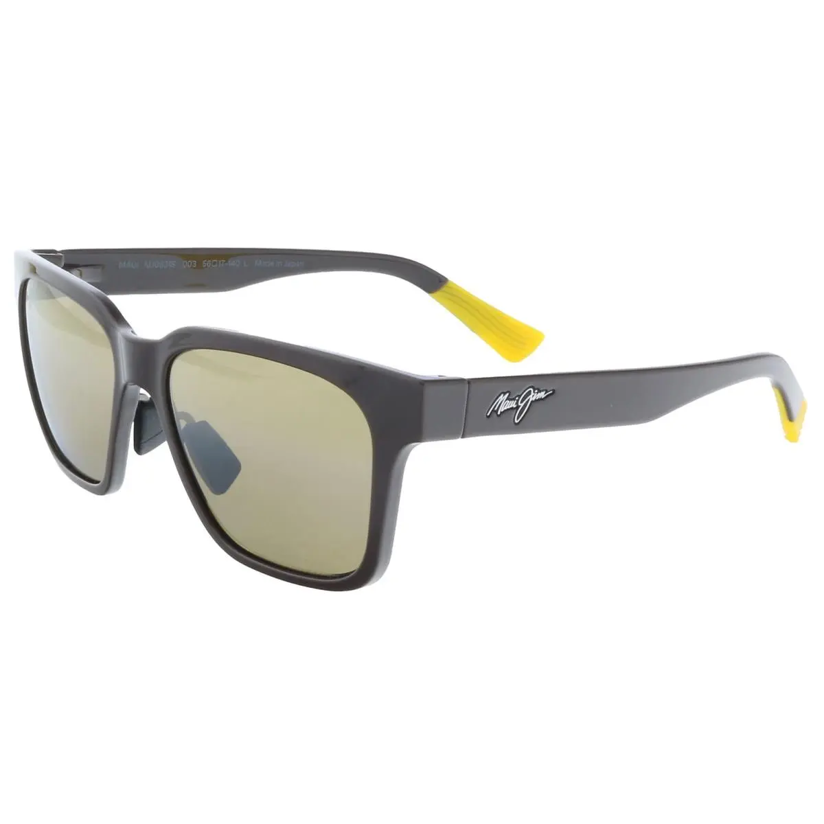 Maui Jim MJ0631S003 Square Polarized Sunglasses Shy Brown Frame