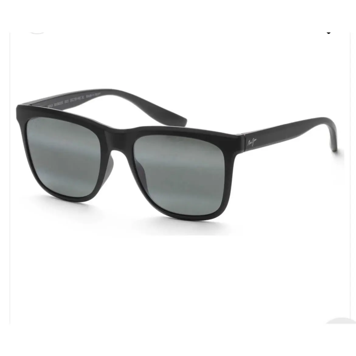 Maui Jim Pehu 55mm Black Polarized Sunglasses MJ0602S-003 Men’s XL
