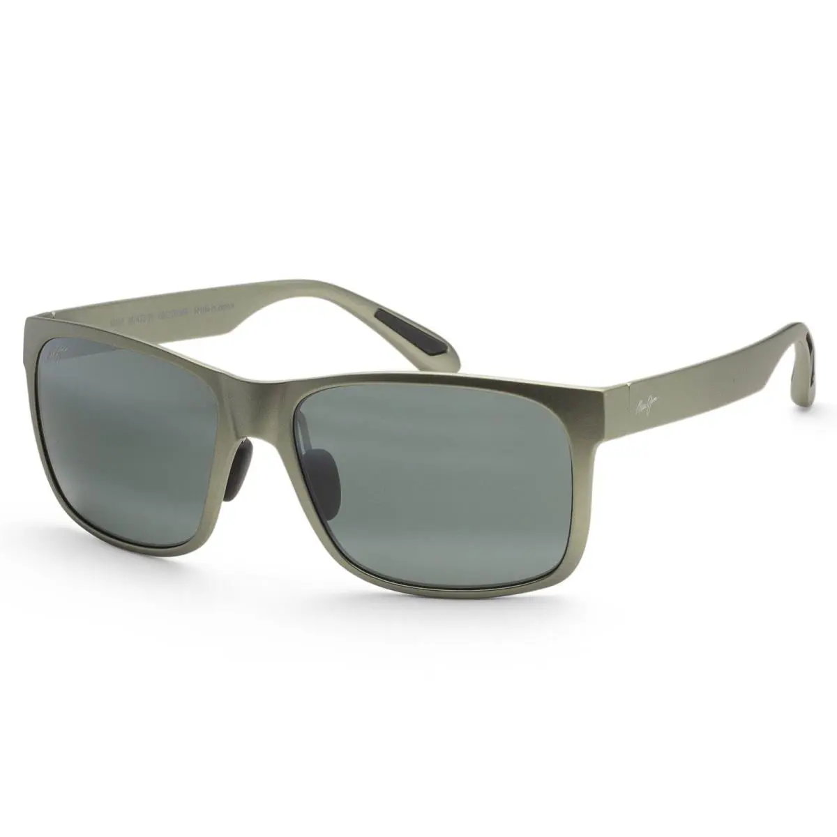 Maui Jim Men`s Red Sands 60mm Green Polarized Sunglasses MJ0432S-005 - Frame: Green, Lens: Grey, Other Frame: Green