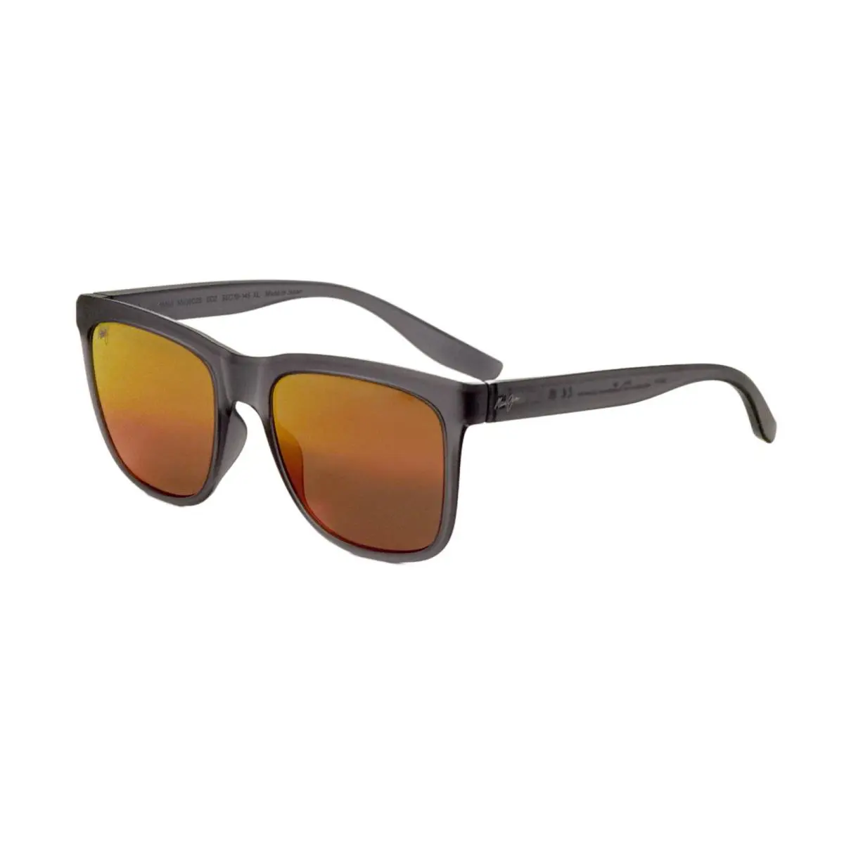 Maui Jim Men`s Pehu 55mm Matte Grey Polarized Sunglasses MJ0602S-002