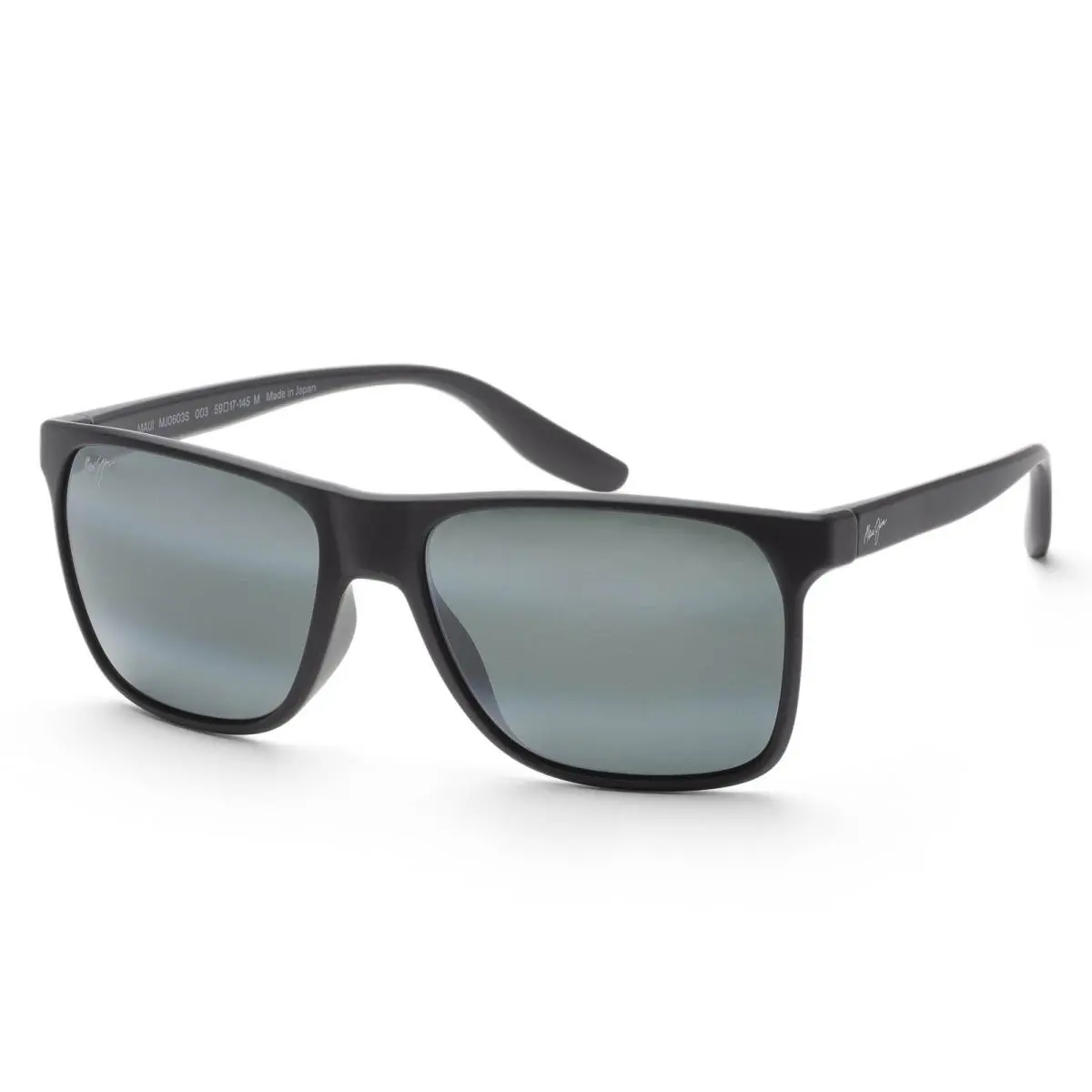 Maui Jim Men`s Pailolo 58mm Black Polarized Sunglasses MJ0603S-003