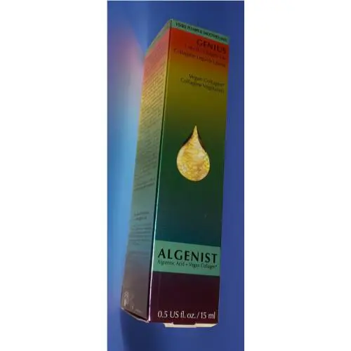 Genius Liquid Collagen Lip Alguronic Acid + Vegan Collagen .5oz / 15ml by Algenist
