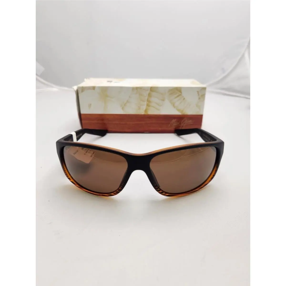 Maui Jim Hcl Kaiwi Channel Sunglasses Brown Stripe/bronze H840-25C