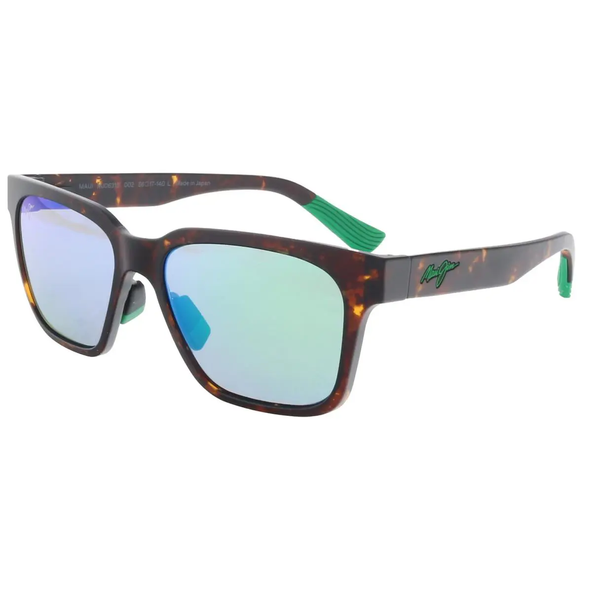 Men`s 56mm Dark Havana Polarized Sunglasses MJ0631S-002 by Maui Jim