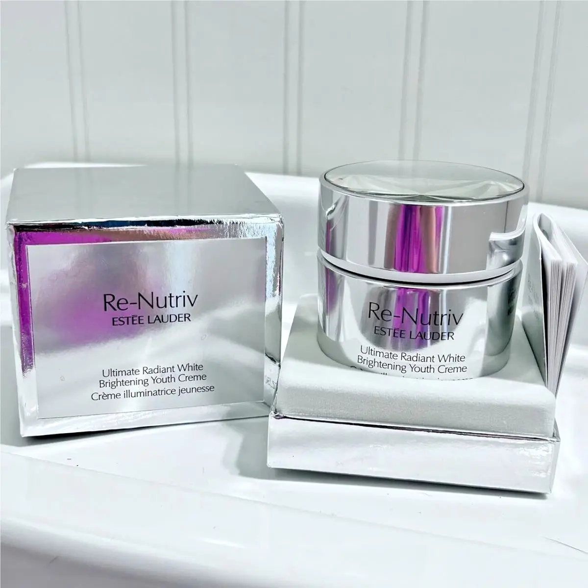 Estee Lauder Re-nutriv Ultimate Radiant White Brightening Youth Cream 1.7 oz