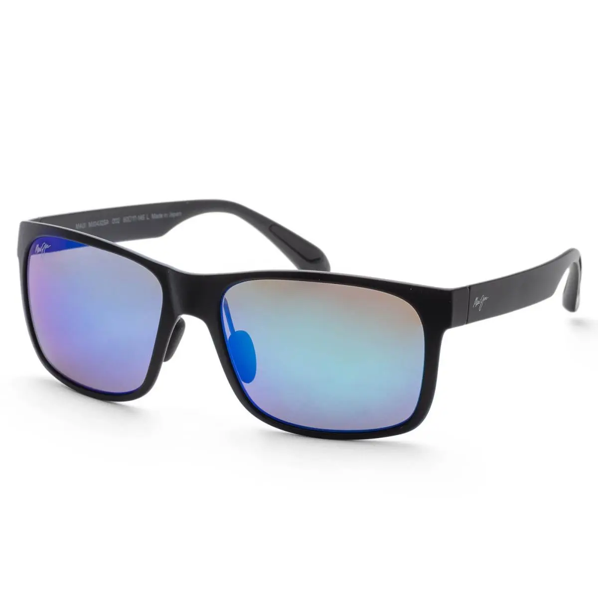 Maui Jim Men`s 59mm Matte Black Polarized Sunglasses MJ0432SA-002