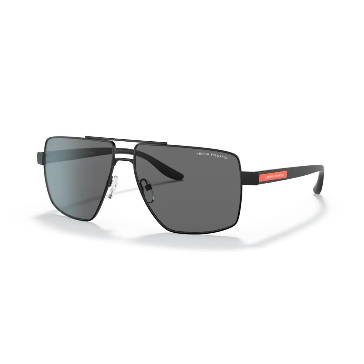 Armani Exchange Men`s AX2037S 600081 60mm Square Polarized Sunglasses