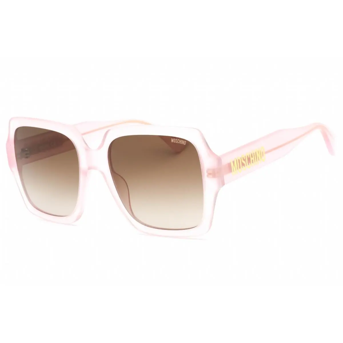 MOS127/S 035J HA Sunglasses Pink Frame Brown Gradient Lenses 56mm by Moschino