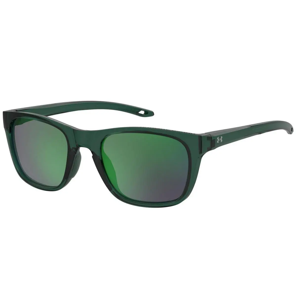 Raid Transparent Green Soft Square Sunglasses UA0013GS-01ED-Z9 by Under Armour